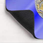 Thin Blue Line Abzeichen Mousepad (Ecke)