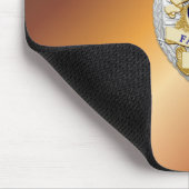 Thin Blue Line Abzeichen Mousepad (Ecke)