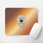 Thin Blue Line Abzeichen Mousepad (Mit Mouse)