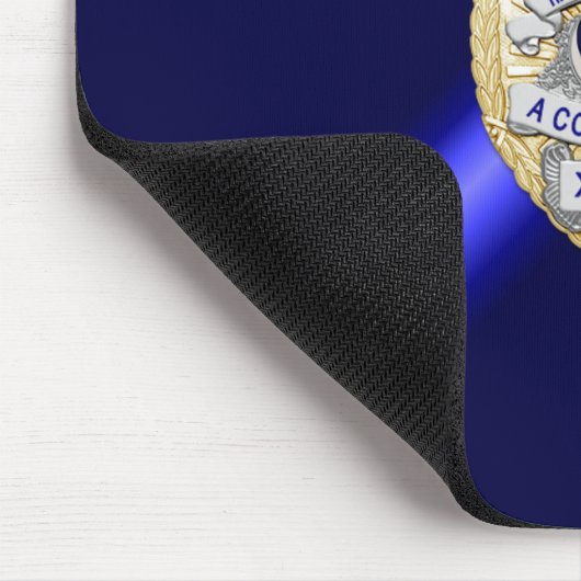 Thin Blue Line Abzeichen Mousepad (Ecke)