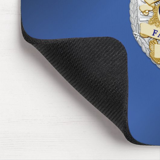 Thin Blue Line Abzeichen Mousepad (Ecke)