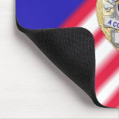 Thin Blue Line Abzeichen Mousepad (Ecke)