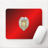 Thin Blue Line Abzeichen Mousepad (Mit Mouse)