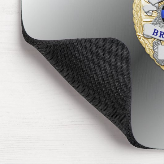 Thin Blue Line Abzeichen Mousepad (Ecke)