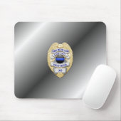 Thin Blue Line Abzeichen Mousepad (Mit Mouse)