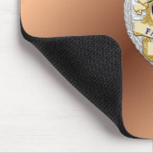 Thin Blue Line Abzeichen Mousepad (Ecke)