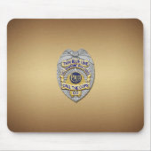 Thin Blue Line Abzeichen Mousepad (Vorne)