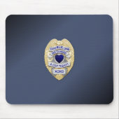 Thin Blue Line Abzeichen Mousepad (Vorne)