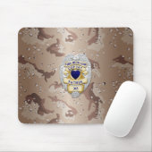 Thin Blue Line Abzeichen Mousepad (Mit Mouse)