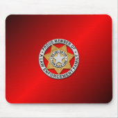 Thin Blue Line Abzeichen Mousepad (Vorne)