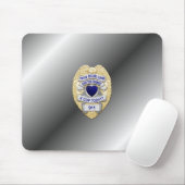 Thin Blue Line Abzeichen Mousepad (Mit Mouse)