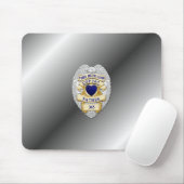 Thin Blue Line Abzeichen Mousepad (Mit Mouse)