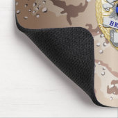 Thin Blue Line Abzeichen Mousepad (Ecke)