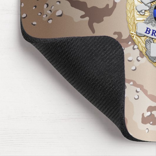 Thin Blue Line Abzeichen Mousepad (Ecke)