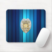 Thin Blue Line Abzeichen Mousepad (Mit Mouse)