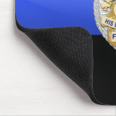 Thin Blue Line - Abzeichen Mousepad (Ecke)