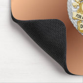 Thin Blue Line Abzeichen Mousepad (Ecke)