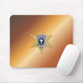 Thin Blue Line Abzeichen Mousepad (Mit Mouse)