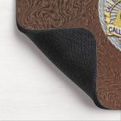 Thin Blue Line Abzeichen Mousepad (Ecke)