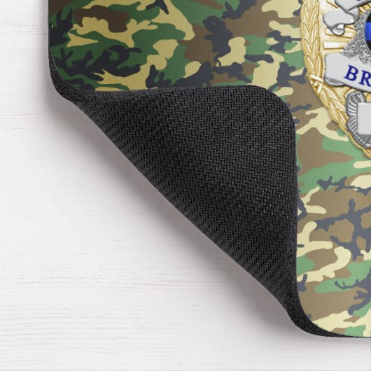 Thin Blue Line Abzeichen Mousepad (Ecke)