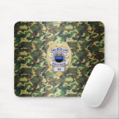 Thin Blue Line Abzeichen Mousepad (Mit Mouse)