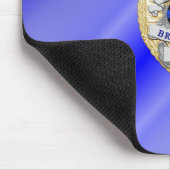 Thin Blue Line Abzeichen Mousepad (Ecke)