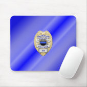 Thin Blue Line Abzeichen Mousepad (Mit Mouse)