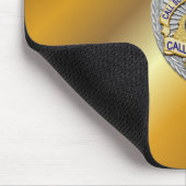 Thin Blue Line Abzeichen Mousepad (Ecke)