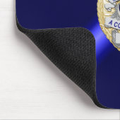 Thin Blue Line Abzeichen Mousepad (Ecke)