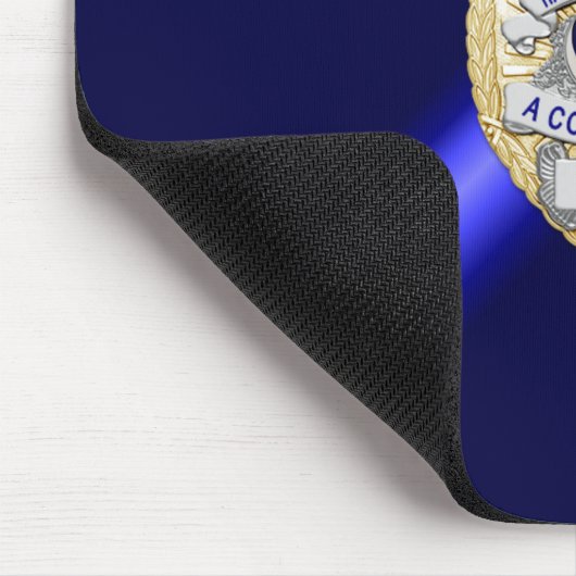 Thin Blue Line Abzeichen Mousepad (Ecke)