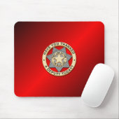 Thin Blue Line Abzeichen Mousepad (Mit Mouse)