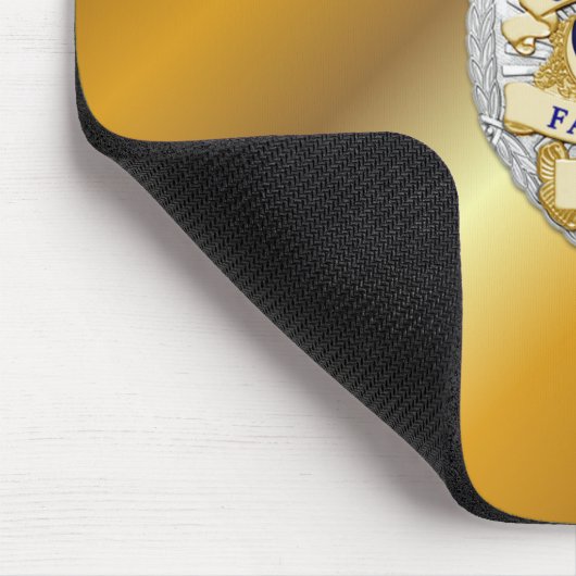 Thin Blue Line Abzeichen Mousepad (Ecke)