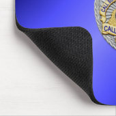 Thin Blue Line Abzeichen Mousepad (Ecke)