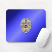 Thin Blue Line Abzeichen Mousepad (Mit Mouse)