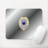 Thin Blue Line Abzeichen Mousepad (Mit Mouse)