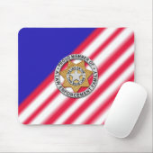 Thin Blue Line Abzeichen Mousepad (Mit Mouse)