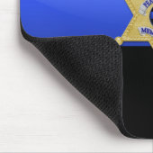 Thin Blue Line - Abzeichen Mousepad (Ecke)