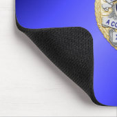 Thin Blue Line Abzeichen Mousepad (Ecke)