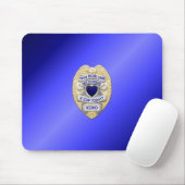 Thin Blue Line Abzeichen Mousepad (Mit Mouse)