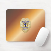 Thin Blue Line Abzeichen Mousepad (Mit Mouse)
