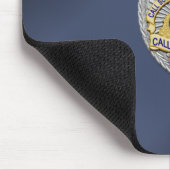 Thin Blue Line Abzeichen Mousepad (Ecke)