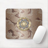 Thin Blue Line Abzeichen Mousepad (Mit Mouse)