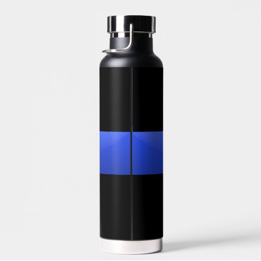 Thin Blue Line Abzeichen Trinkflasche (Rechts)