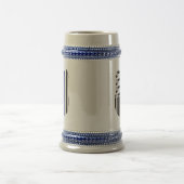 Thin Blue Line Abzeichen, Unterstützung Polizei Bierglas (Mittel)