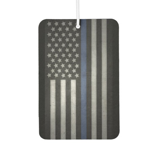 Thin Blue Line Air Freshener Autolufterfrischer (Vorderseite)