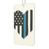 Thin Blue Line American Flag Autolufterfrischer (Links)