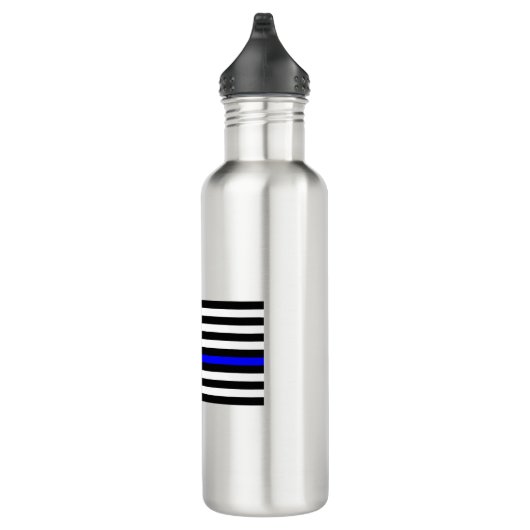 - Thin Blue Line - American Flag Edelstahlflasche (Rechts)