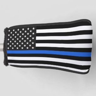 Thin Blue Line American Flag Golf Headcover