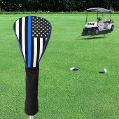 Thin Blue Line American Flag Golf Headcover