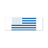 Thin Blue Line American Flag Grafik auf einer Permastempel (Design)